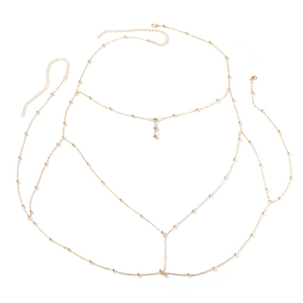 Body Jewelry Necklace - Цепочка на грудь женская, из нержавеющей