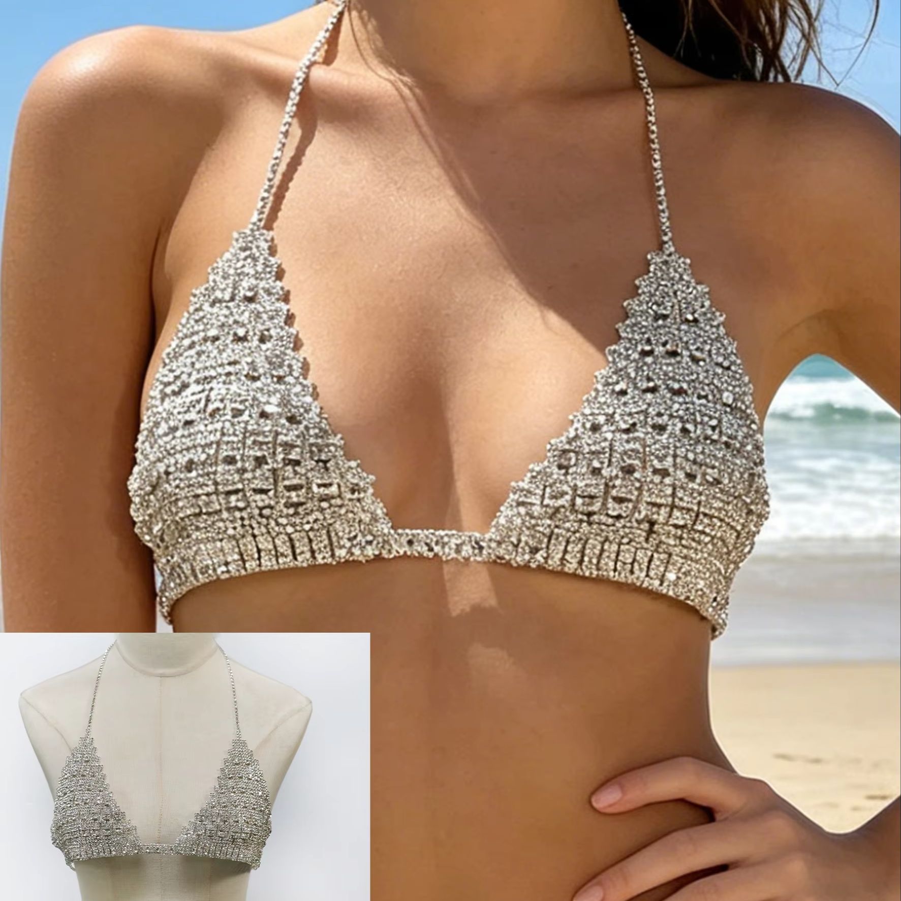 Body Jewelry Chest - 1 шт. Модная цепочка на шею