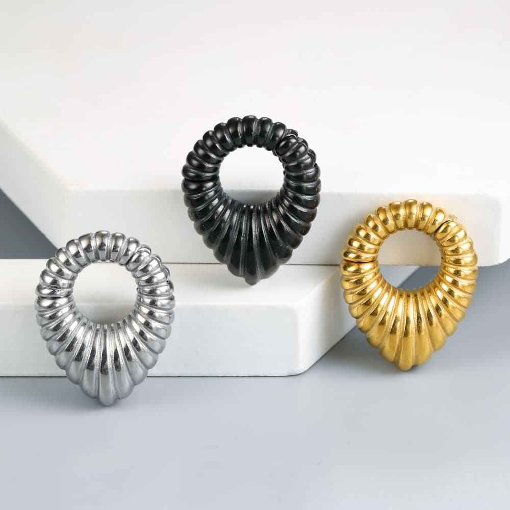 Body Jewelry Hangers - Twolobes 2 шт. 316L нержавеющая сталь,