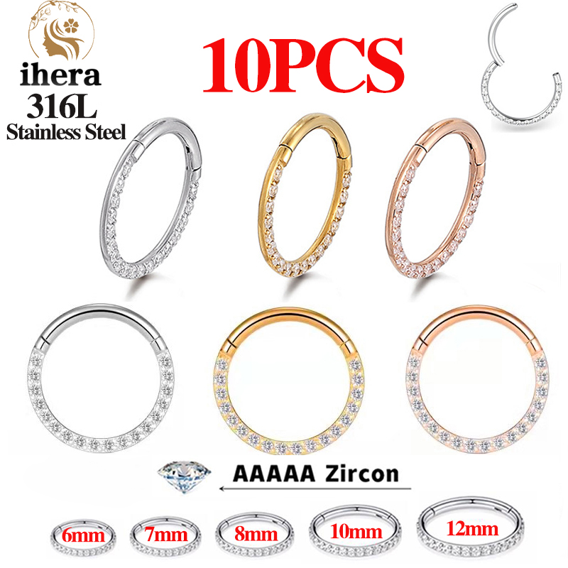 Body Jewelry Nose - 1/10 шт. Кольца для носа из