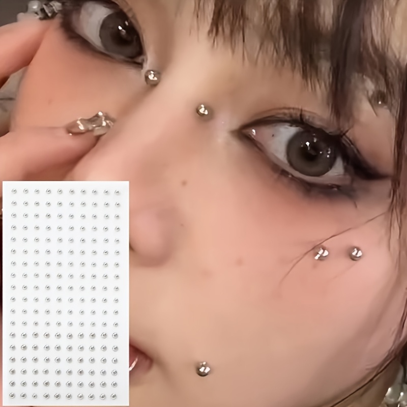 Body Jewelry Nose - Набор из 4 предметов: самоклеящиеся искусственные