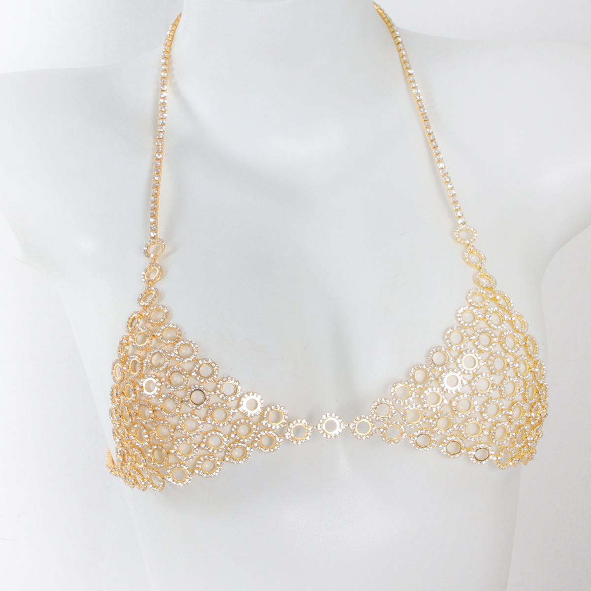 Модное колье с круглым сращени – обзор и цена Body Jewelry Necklace