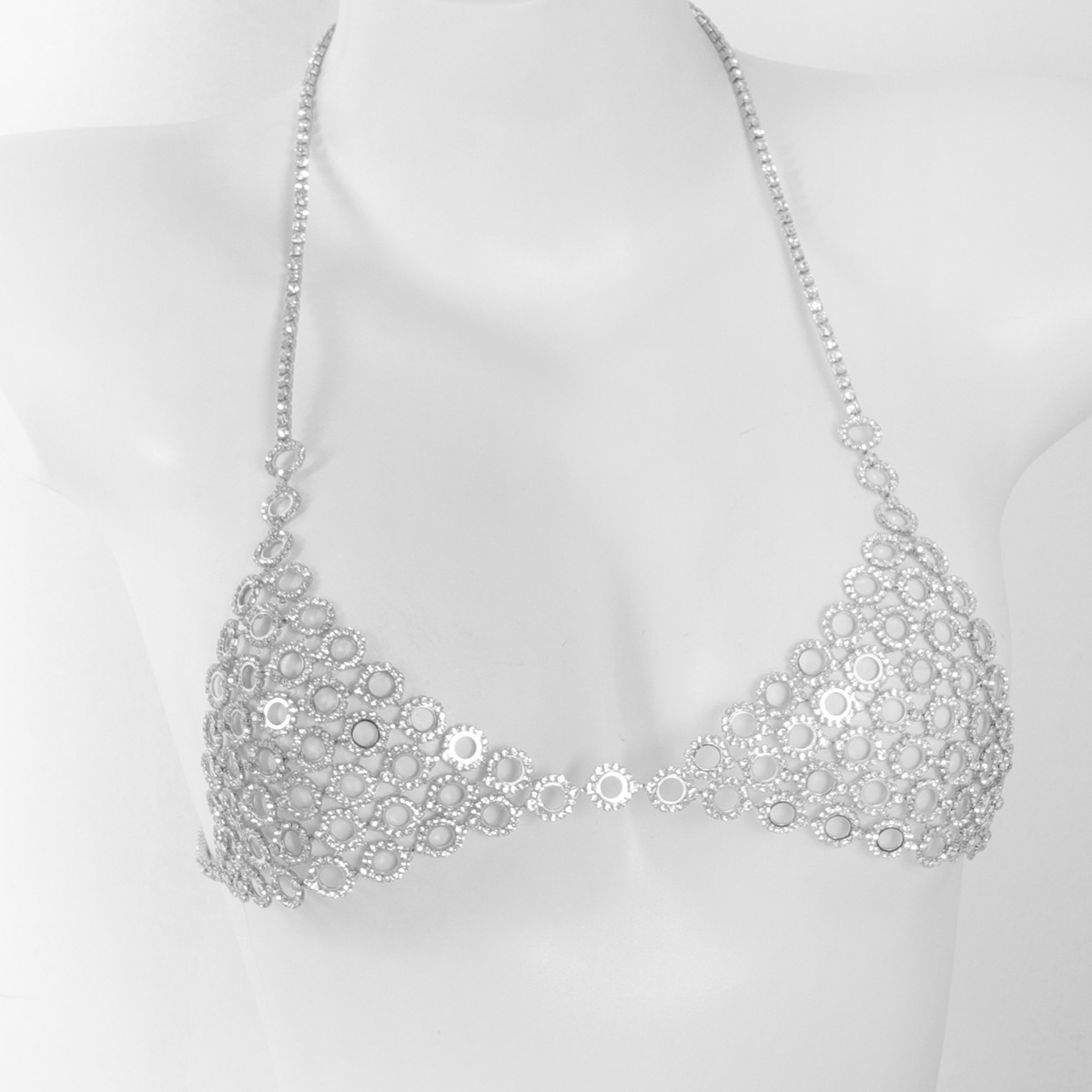 Модное колье с круглым сращени – обзор и цена Body Jewelry Necklace