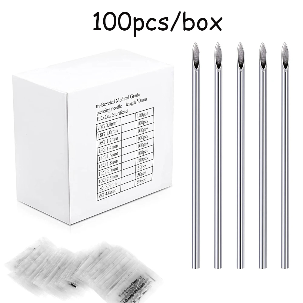 10-1000 шт. игла для пирсинга  – обзор и цена Body Jewelry Tool