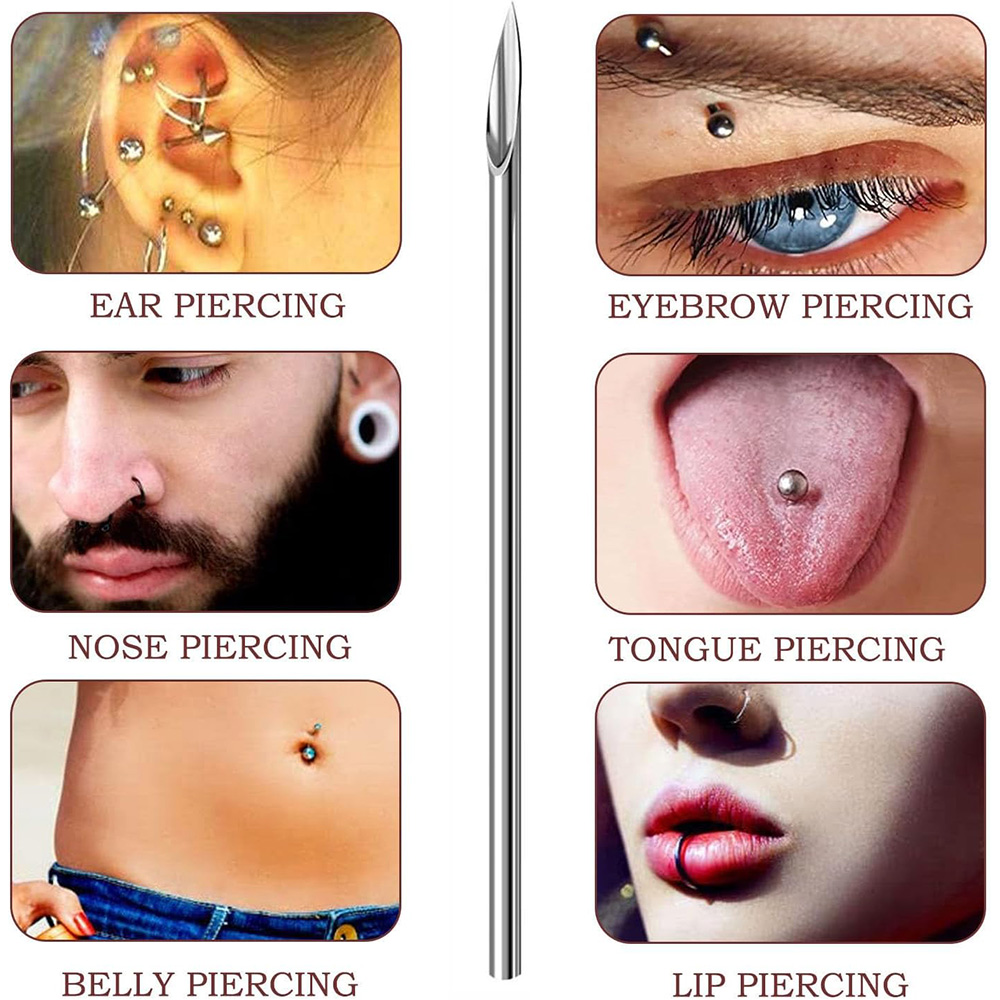 10-1000 шт. игла для пирсинга  – обзор и цена Body Jewelry Tool