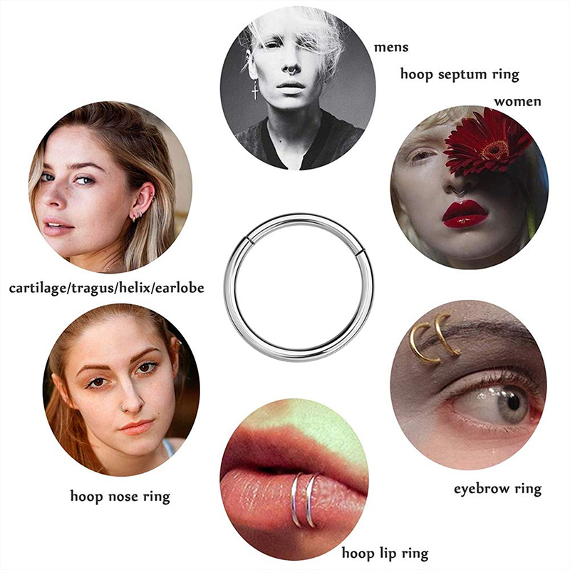 Кольцо-кликер из хирургической – обзор и цена Body Jewelry Nose