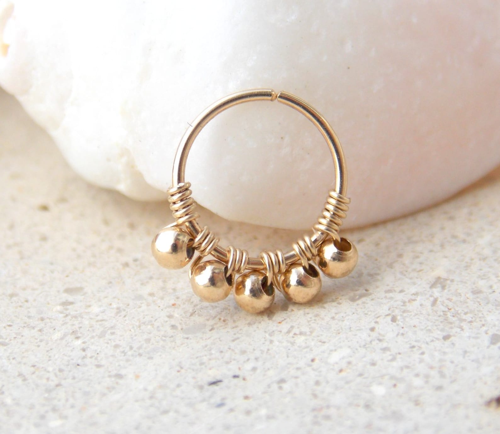 Позолоченное 14K золотом кольц – обзор и цена Body Jewelry Hangers