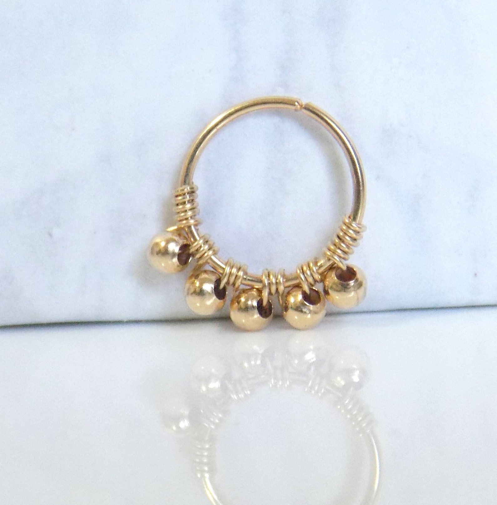 Позолоченное 14K золотом кольц – обзор и цена Body Jewelry Hangers