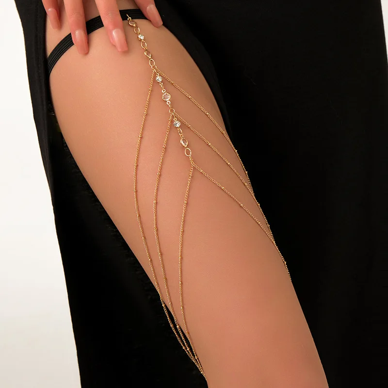 Модная летняя богемная цепочка – обзор и цена Body Jewelry Leg Chain