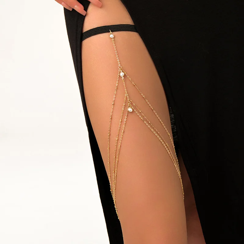 Модная летняя богемная цепочка – обзор и цена Body Jewelry Leg Chain