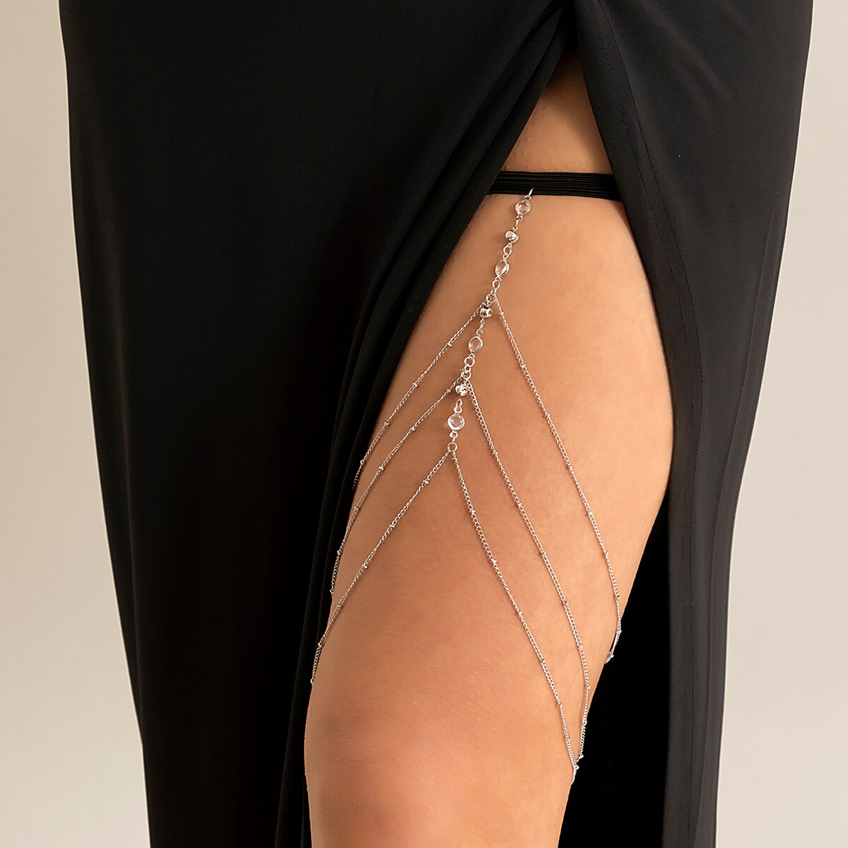 Женская подвязка на ногу с 3 м – обзор и цена Body Jewelry Leg Chain