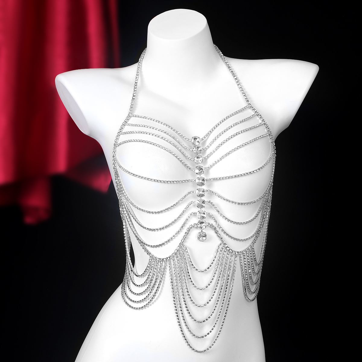 Роскошная женская цепочка в по – обзор и цена Body Jewelry Chest