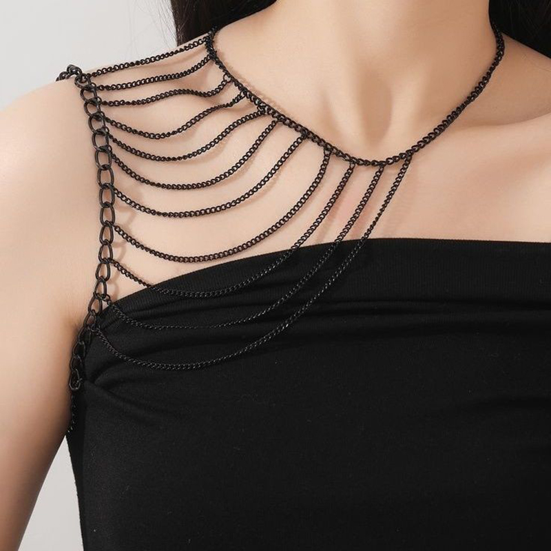 Многослойная цепочка на плечо  – обзор и цена Body Jewelry Necklace