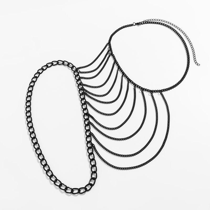 Многослойная цепочка на плечо  – обзор и цена Body Jewelry Necklace