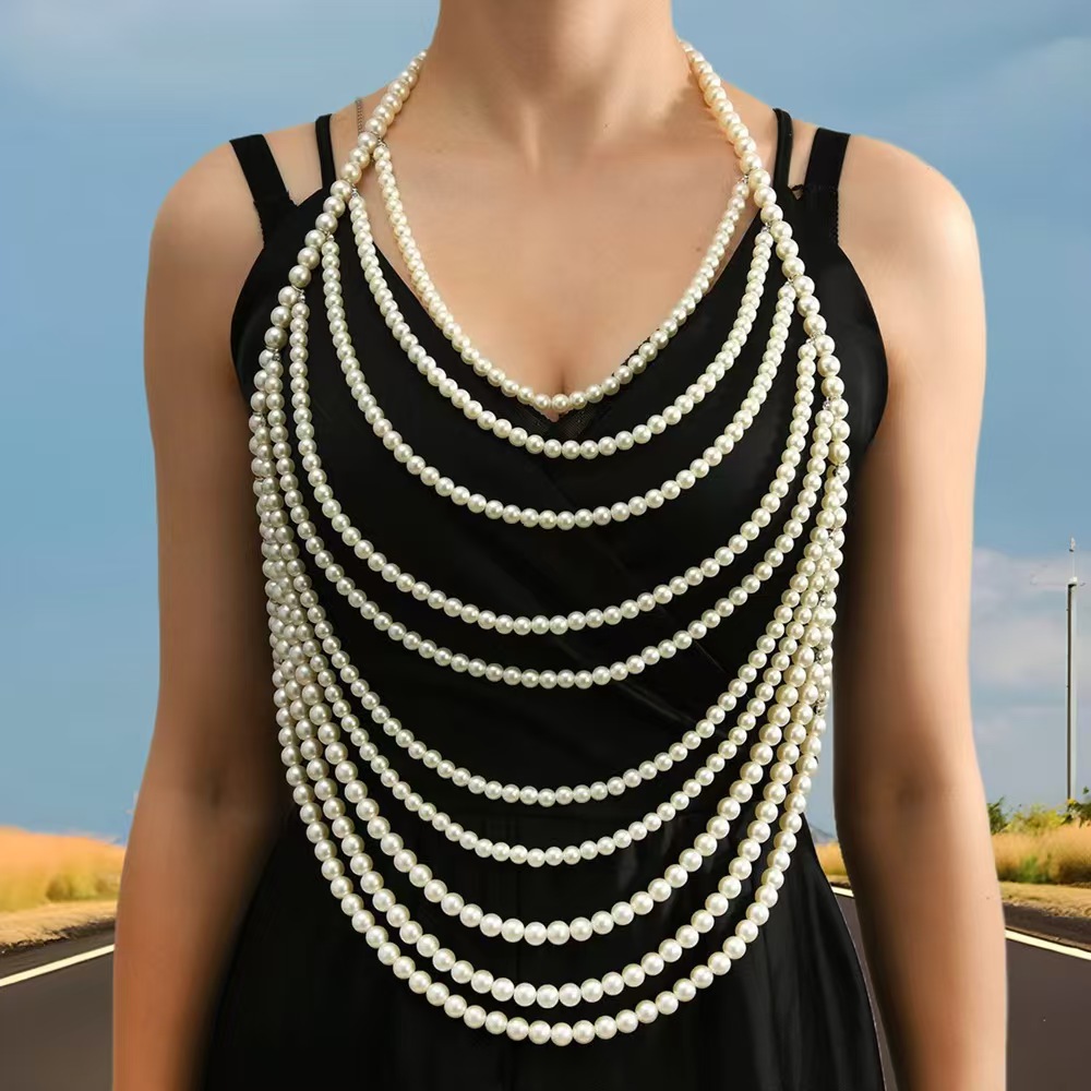 Стильная панк-цепочка на тело  – обзор и цена Body Jewelry Necklace