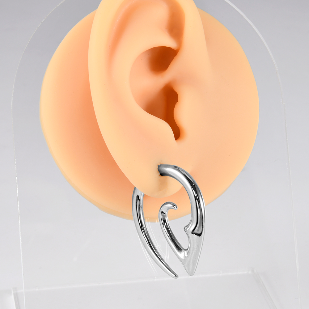 1 шт. Серебристые серьги-ганте – обзор и цена Body Jewelry Hangers