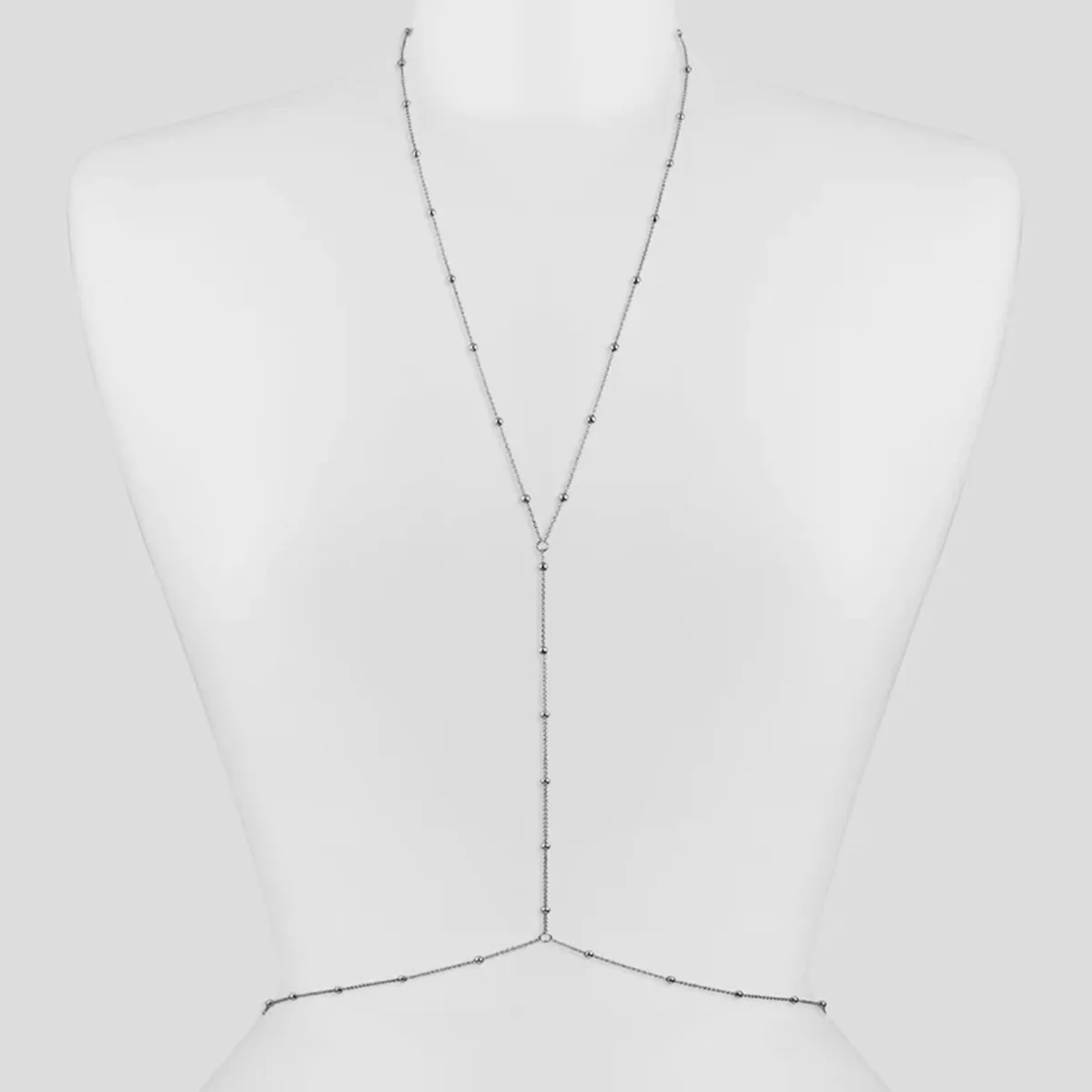 Модная простая цепочка с бусин – обзор и цена Body Jewelry