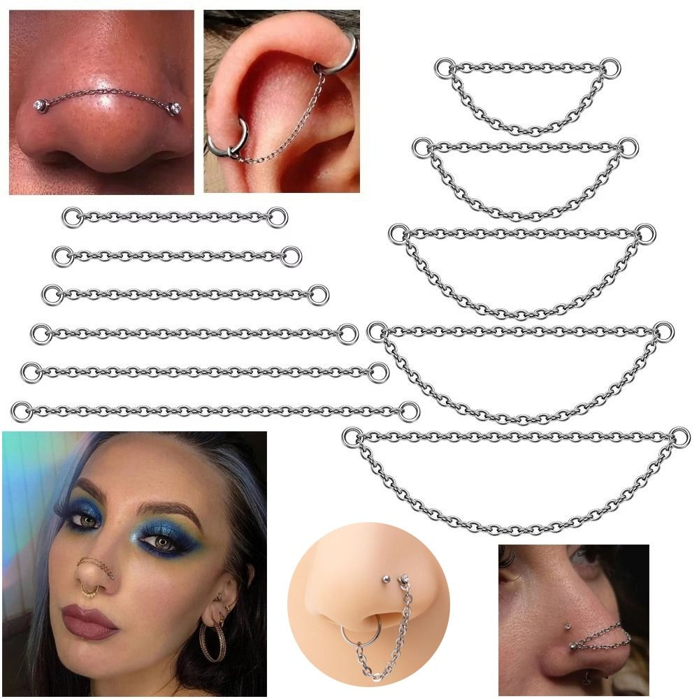 Модная титановая цепочка для н – обзор и цена Body Jewelry Nose