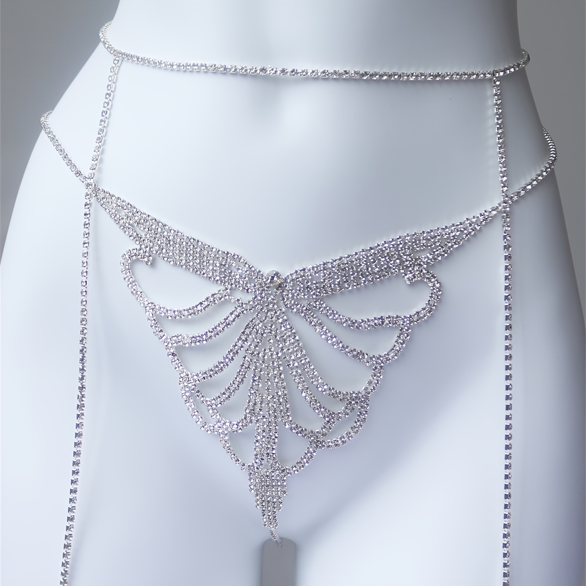 Многослойная Блестящая поясная – обзор и цена Body Jewelry Leg Chain
