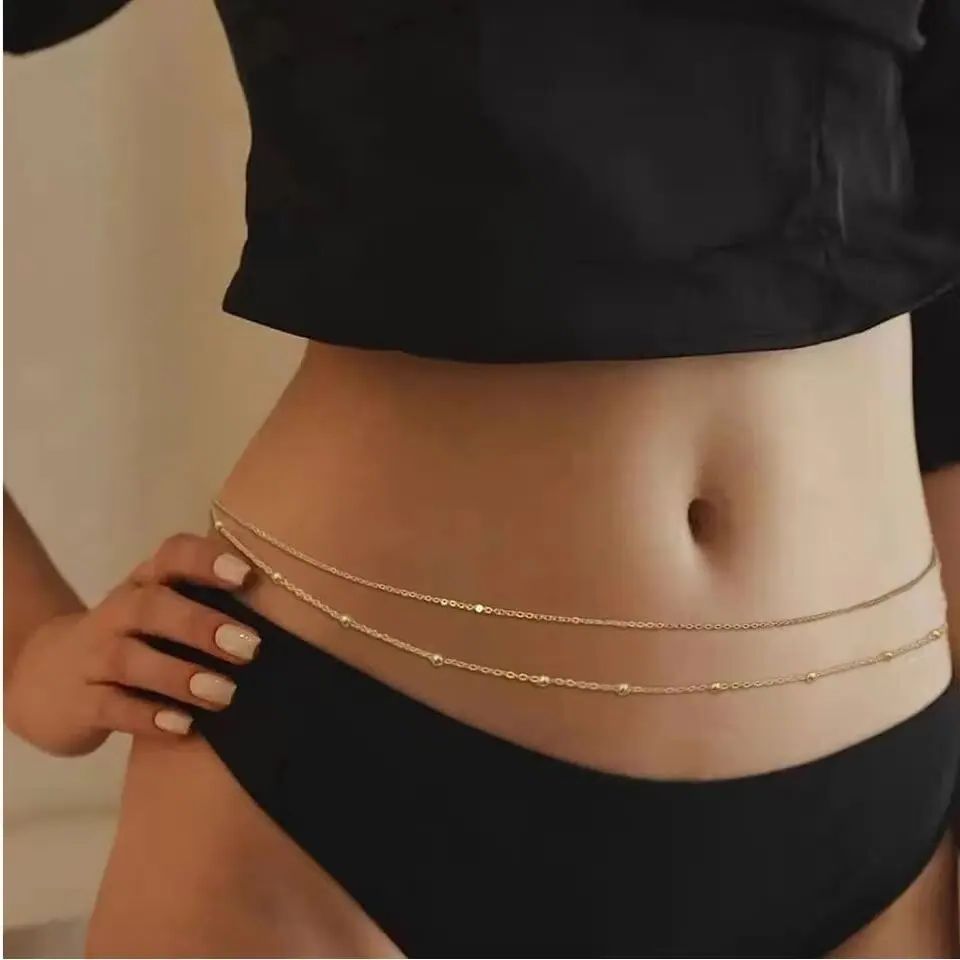 Двухслойные цепочки на живот в – обзор и цена Body Jewelry Bulk